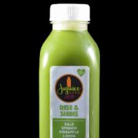 Rise And Shine · Kale, spinach, pineapple, apple.