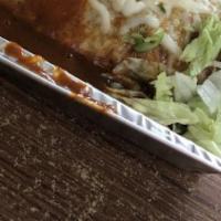 2 Burritos And Arroz Y Frijoles Plate · 2 burritos serves with rice and beans.