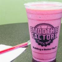 Strawberry Patch Smoothie · Strawberry and banana.
