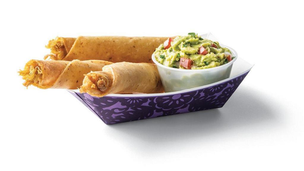 Chicken Flautas -  3 Pack  · (3 chicken flautas and choice of queso, guacamole or sour cream for dipping)