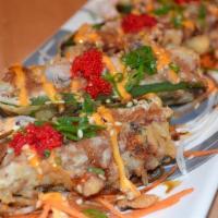 Tempura Tuna Poppers  (3Pd) · Fried Jalapenos stuffed with Spicy Tuna, Cream Cheese then topped with Green Onions, Habaner...