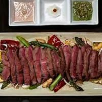 Filet Mignon Ty · Lightly seasoned, al dente teppan-grilled vegetables, served with a peanut dipping Sauce.. 8...