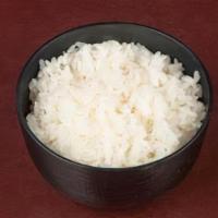 Sushi Rice · Steamed Japanese white rice.