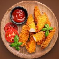Chicken Tenders 10Pcs · Our famous crispy tenders in your choice of sauce. Pick from Coleslaw, french fries and onio...