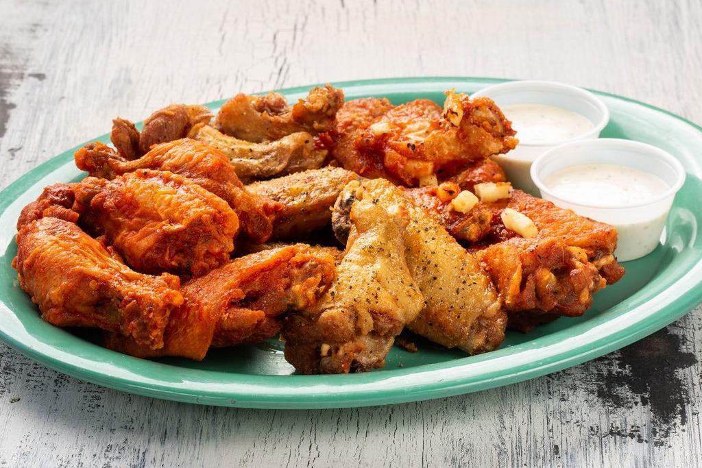12 Wings · choose your wings and sauce
