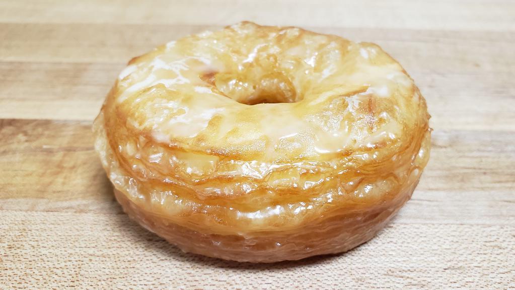 Cronut - Glazed · Cronuts have the shape and flavor of a doughnut, yet feature the crispy, flaky texture of a buttery croissant