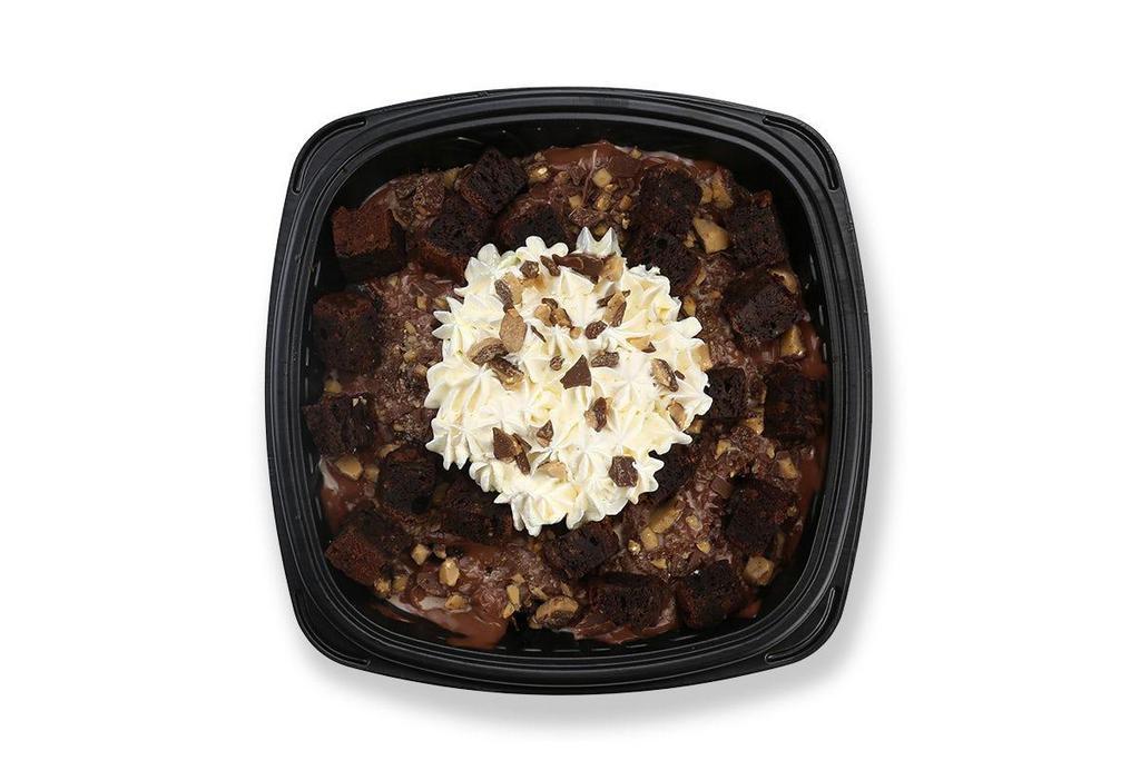 Large Crowd Brownie Dessert Platter · Your favorite jar dessert now in a platter! . Large Crowd Serves 16. *contains nuts