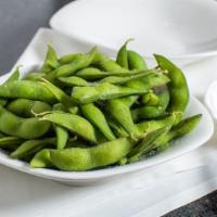 Edamame · Japanese green soybean.