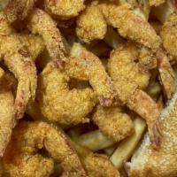Shrimp Platter · 12 Fried Shrimp, Fries and Texas Toast
