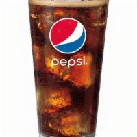 Fountain Drink · Choose between a Small or Large Pepsi Brand Fountain Drink. Flavors include Pepsi, Pepsi Zer...