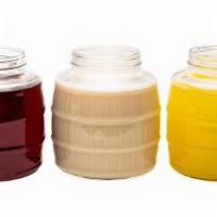 Gallon Drink · Choose between our Aguas Frescas, Juices, or Tea for your Gallon sized drink. Flavors includ...