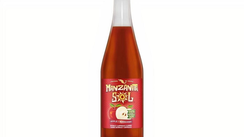 Manzanita Sol Bottle · A 12oz bottle of Manzanita Sol.
