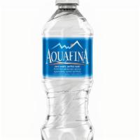 Water Bottle · A 20oz bottle of water.