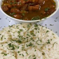 Arroz Con Habichelas · White rice and beans