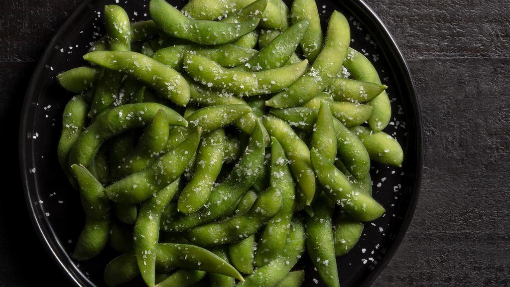 Edamame · Platter serves 6-8. Steamed to order, tossed with kosher salt. *These items are cooked to order and may be served raw or undercooked. Consuming raw or undercooked meats, poultry, seafood, shellfish or eggs may increase your risk of foodborne illness.