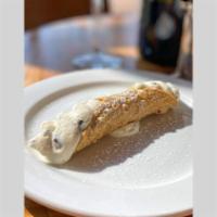 Italian Cannoli · An Italian handcrafted pastry shell filled with fresh ricotta cheese and chocolate. 374 cal.