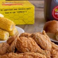8 Piece Chicken  Dinner · Includes Rolls and One Family Side