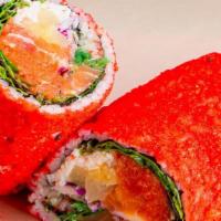 Large Hot Cheetos Pokerrito · Hot cheetos wrap with three scoops of protein