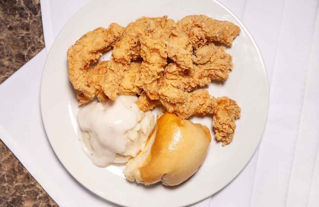 #2 - 7 Express Tenders® · With gravy and a biscuit or roll. Served with 1 Regular side order of your choice and a large drink.