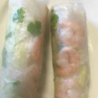 Summer Roll (Soft) · Two pieces.