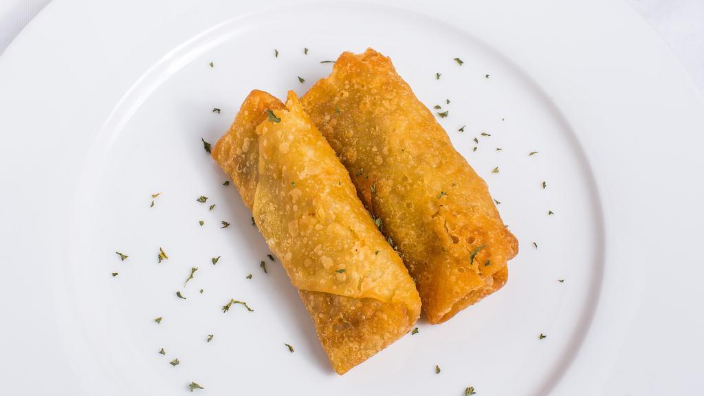 Eggroll · Savory filling wrapped in a paper thin wrapper and deep-fried.