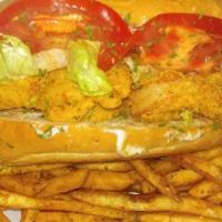 Shrimp Po Boy W/ Fries · PLEASE CALL STORE BEFORE PLACING YOUR ORDER (WE ARE A FOOD TRUCK AND OUR LOCATIONS VARIES - ...
