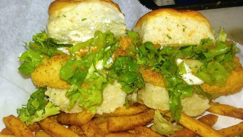 Catfish Sliders And Fries · PLEASE CALL STORE BEFORE PLACING YOUR ORDER (WE ARE A FOOD TRUCK AND OUR LOCATIONS VARIES - 214-561-1795