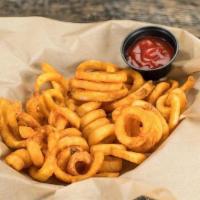Curly Fries · Crisp golden fries.