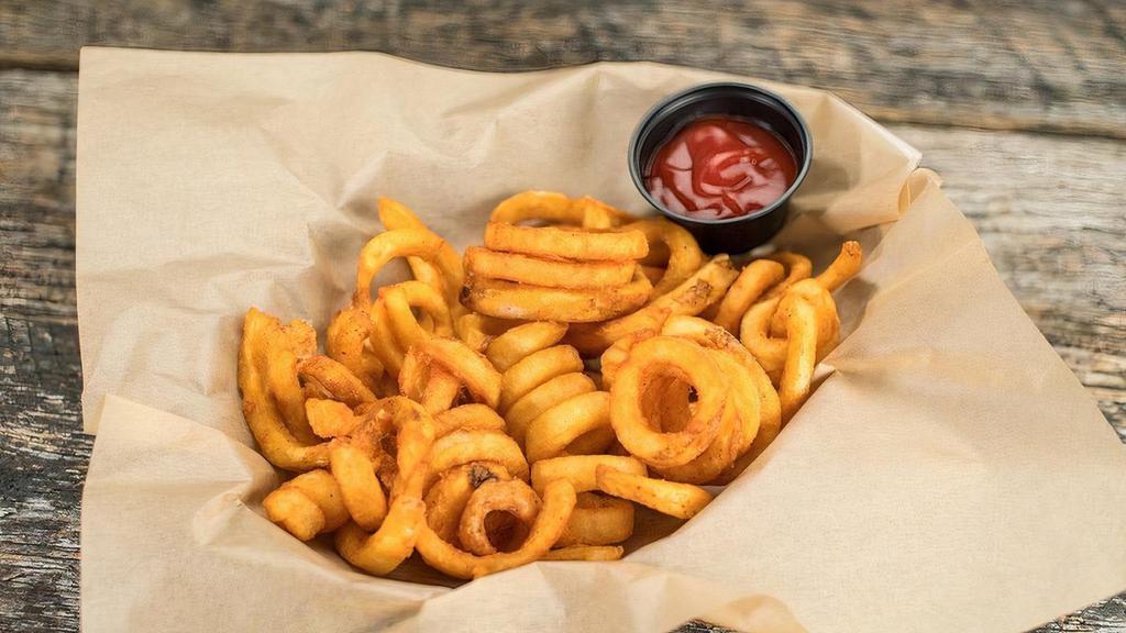 Curly Fries · Crisp golden fries.