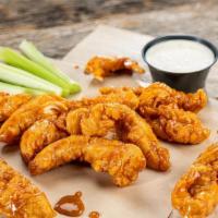 1 Pound Native Style Strippers · Boneless, skinless chicken tenderloins prepared just like our wings and tossed in your choic...