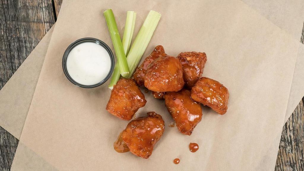 Kids Boneless Wings · 5 Boneless Wings served with celery and ranch dressing. Pick your favorite Native wing sauce!
