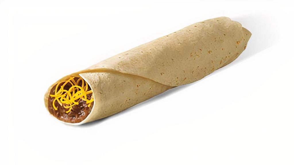 Party Burrito · A mini-version of our Bean Burrito. Refried beans, chili sauce, cheddar wrapped in a warm flour tortilla.