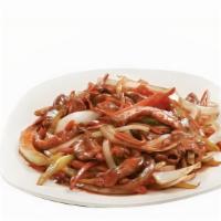 Szechuan · Hot and spicy. Bell pepper, onion, carrots, and celery stir fried szechuan sauce.
