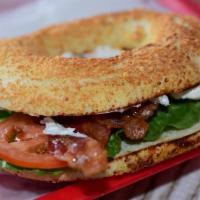 Breakfast Blt Sandwich · Blt with choice of cream cheese. Served on choice of fresh baked bagel.