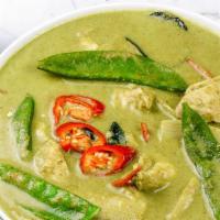 Thai Green Curry Thai · Coconut-based Thai curry with mild green chillies and blend of house spices to tantalize you...