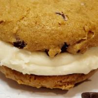 Chocolate Chip Whoopie Cookie · 2 soft gluten Free cookies with lots of chocolate chips, filled with delectable marshmallow ...