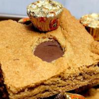 Peanut Butter Cookie Bar · Our Gluten Free Peanut Butter Cookie topped with lots of mini Reeses Peanut Butter Cups and ...