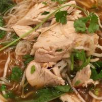 Pho Ga · Rice noodle soup with chicken