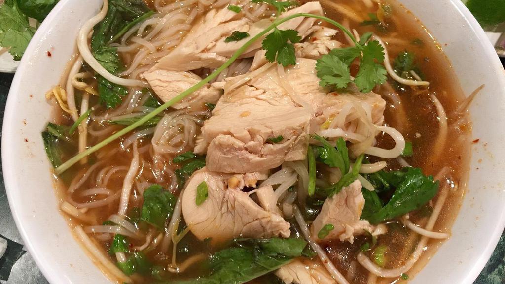Pho Ga · Rice noodle soup with chicken