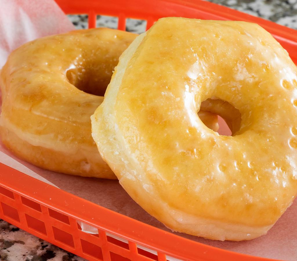 Original Glaze · Our FAMOUS ORIGINAL yeast-raised donut covered in glaze.