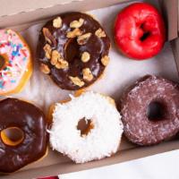 1/2 Dozen Mixed Do-Nuts · A half-dozen (6) of our various yeast-raised donut.  Choose from a variety of glazed, iced, ...
