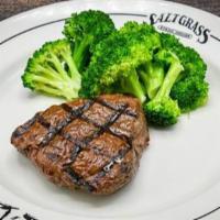 Wagon Boss Top Sirloin · Served with a side & your choice of dinner Caesar salad, dinner salad (with a choice of hone...