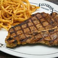 T-Bone · 17 oz. Served with a side & your choice of dinner Caesar salad, dinner salad (with a choice ...