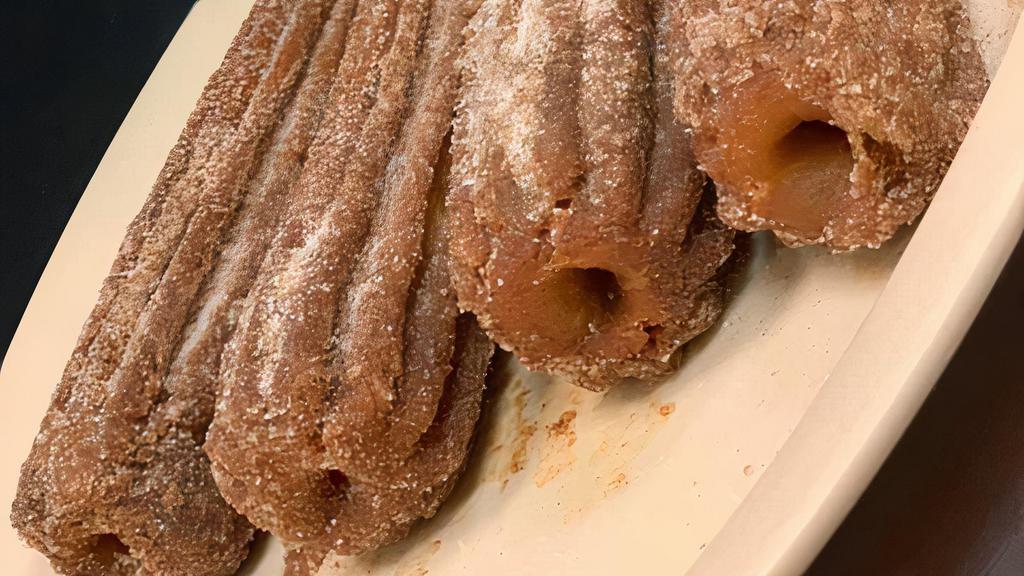 Churro · Filled with caramel.
