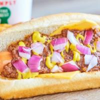 Chili Cheese Dog Combo · *Due to limited supply, Each combo may come with seasoned curly fries or seasoned French fri...
