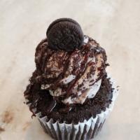 Cookies N' Cream · Double creme filled chocolate cake and Oreo frosting!