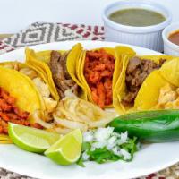 20 Taco Special · EVERYDAY SPECIAL.

20 Tacos of your choice of meat on corn tortillas only.
Served with a sid...