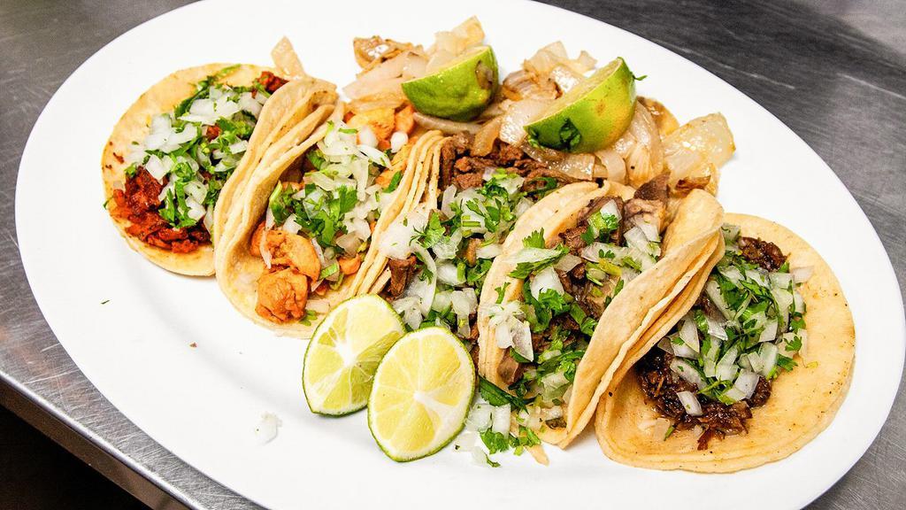 Single Taco · Your choice of meat served with onions, cilantro and limes.