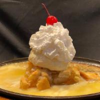 Apple Pie · A luscious slice of apple pie covered with a special sweet Mexican butter sauce & a generous...