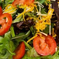 House Salad (Plain) · Spring Mix: Purple Onion, Tomatoes, Cheese